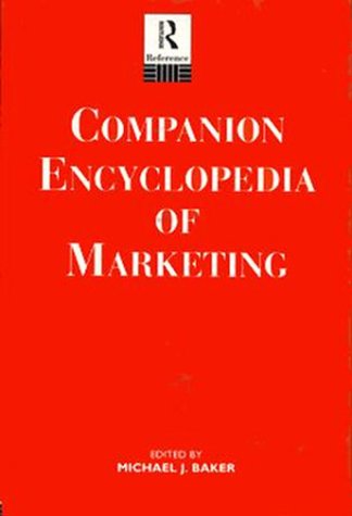 Book cover for Companion Encyclopedia of Marketing