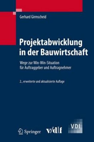 Cover of Projektabwicklung in Der Bauwirtschaft