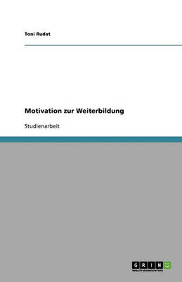 Cover of Motivation zur Weiterbildung