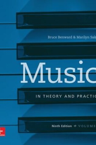 Cover of Workbook t/a Music in Theory and Practice, Volume I