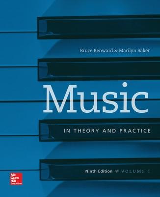 Book cover for Workbook t/a Music in Theory and Practice, Volume I