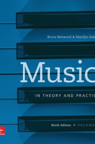 Cover of Workbook t/a Music in Theory and Practice, Volume I