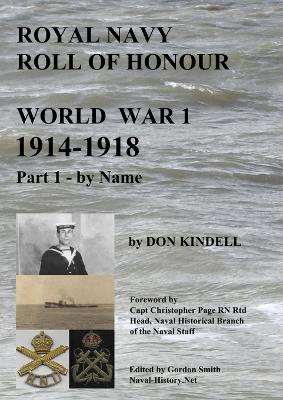 Book cover for Royal Navy Roll of Honour - World War 1, By Name