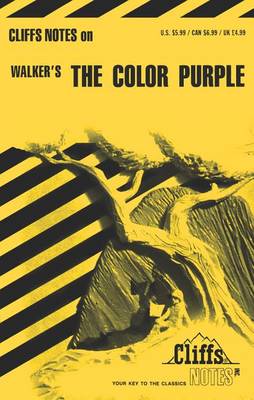 Book cover for Cliffsnotes on Walker's the Color Purple