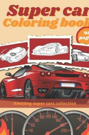 Cover of Super Car Coloring Book