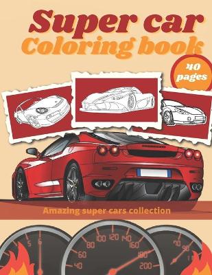 Cover of Super Car Coloring Book