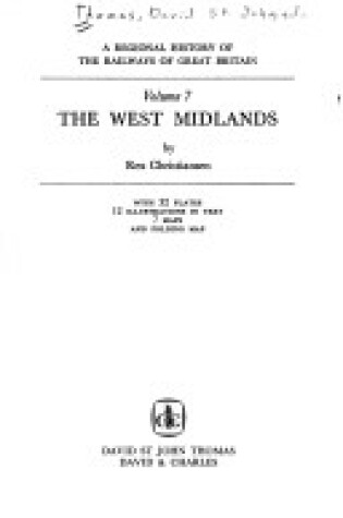 Cover of A Regional History of the Railways of Britain