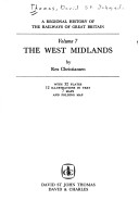 Cover of A Regional History of the Railways of Britain