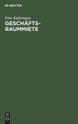 Book cover for Gesch�ftsraummiete