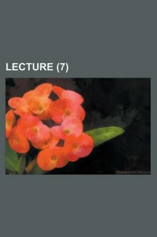 Cover of Lecture (7)