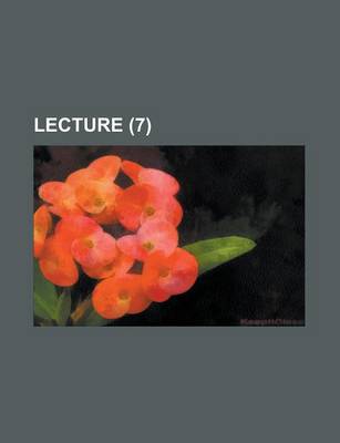 Book cover for Lecture (7)