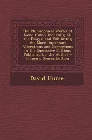 Cover of The Philosophical Works of David Hume