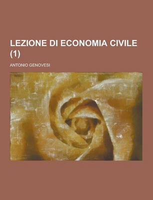 Book cover for Lezione Di Economia Civile (1)