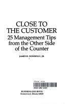 Book cover for Close to the Customer