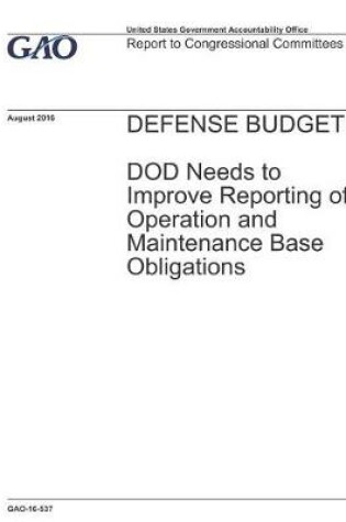 Cover of Defense Budget