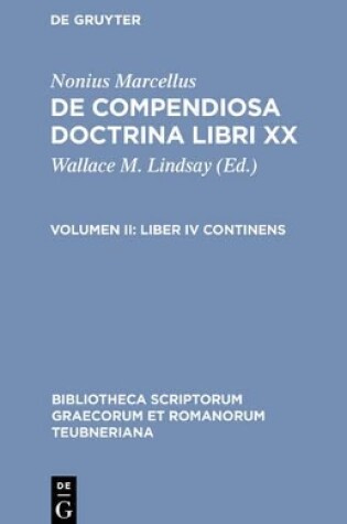 Cover of Liber IV Continens