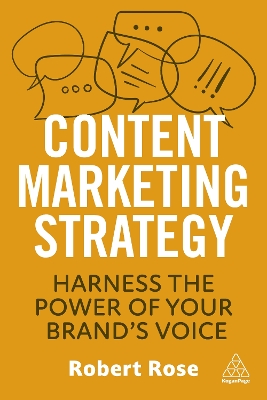 Book cover for Content Marketing Strategy