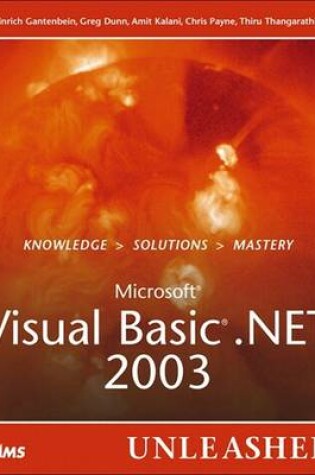 Cover of Microsoft Visual Basic .Net 2003 Unleashed