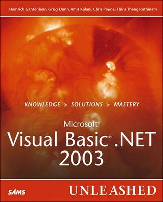 Book cover for Microsoft Visual Basic .Net 2003 Unleashed