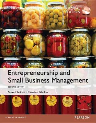 Book cover for Entrepreneurship and Small Business Management PDF ebook, Global Edition