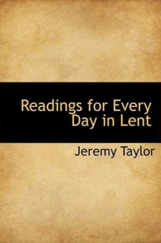 Cover of Readings for Every Day in Lent
