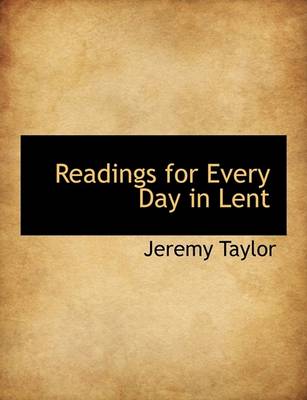 Book cover for Readings for Every Day in Lent