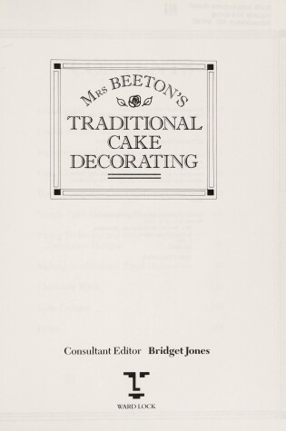 Cover of Mrs.Beeton's Traditional Cake Decorating