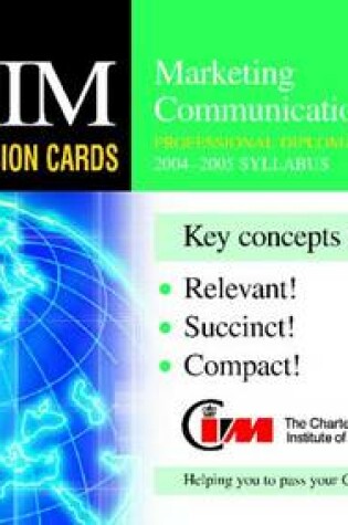 Cover of Marketing Communications