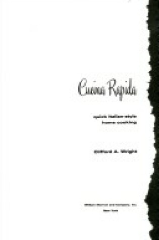 Cover of Cucina Rapida