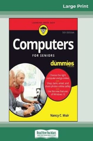 Cover of Computers For Seniors For Dummies, 5th Edition (16pt Large Print Edition)