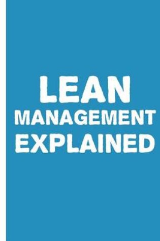 Cover of Lean Management Explained
