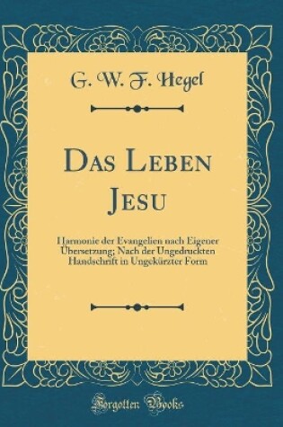 Cover of Das Leben Jesu