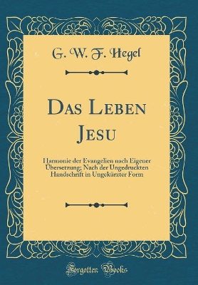 Book cover for Das Leben Jesu