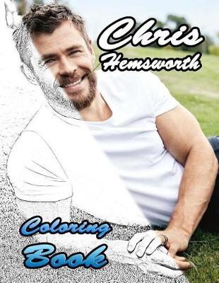 Book cover for Chris Hemsworth Coloring Book