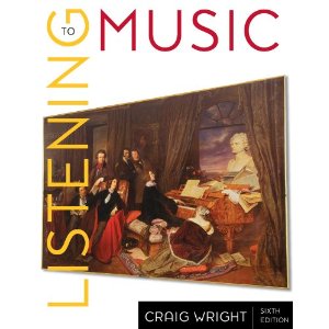 Book cover for 2-CD Set for Wright's Listening to Music, 6th and Listening to Western Music, 2nd