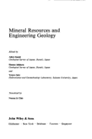 Cover of Mineral Resources and Engineering Geology