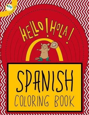 Book cover for Spanish Coloring Books for Kids