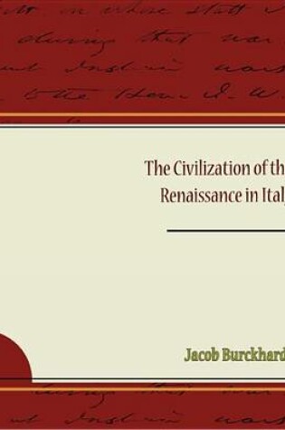 Cover of The Civilization of the Renaissance in Italy (eBook)