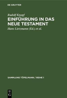 Book cover for Einfuhrung in Das Neue Testament