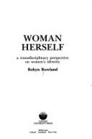 Cover of Woman Herself