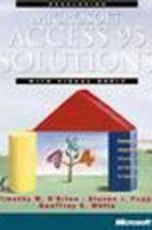 Cover of Developing Microsoft Access 95 Solutions with VBA, with CD-ROM