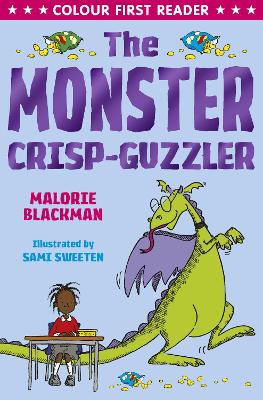 Book cover for The Monster Crisp-Guzzler