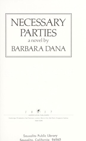 Book cover for Necessary Parties