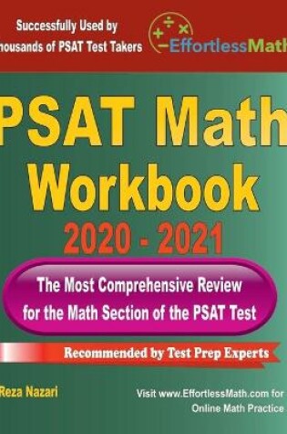 Cover of PSAT Math Workbook 2020 - 2021