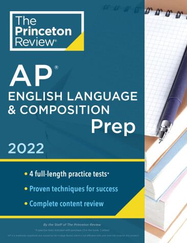 Book cover for Princeton Review AP English Language & Composition Prep, 2022