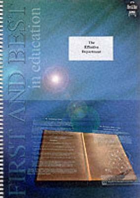 Book cover for The Effective Department