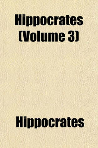 Cover of Hippocrates (Volume 3)