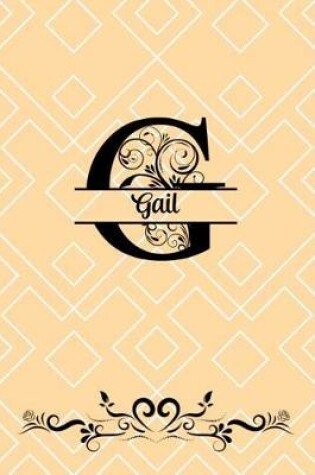 Cover of Split Letter Personalized Name Journal - Gail