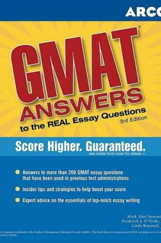 Cover of Gmat Cat Answers Tothe Real Es