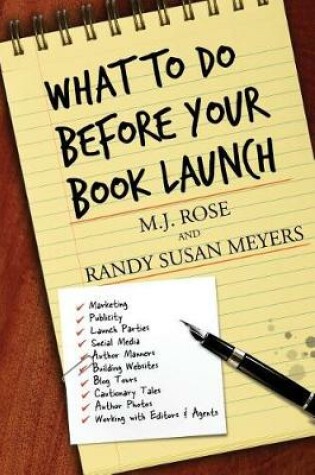 Cover of What To Do Before Your Book Launch